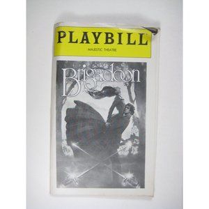 Brigadoon Playbill Opening Night 1980 Martin Vidnovic Meg Bussert John Curry